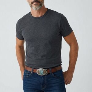 vintage USA made SOUTHWESTERN belt buckle NATIVE AMERICAN buffalo indian COWBOY